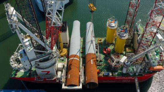 Engineers have installed all 95 foundations for a £4 billion UK offshore wind farm, using Europe's largest monopiles ever installed from a jack up vessel. East Anglia Three will generate 1.4GW of power enough for more than 1.3 million homes when completed by the end of 2026.