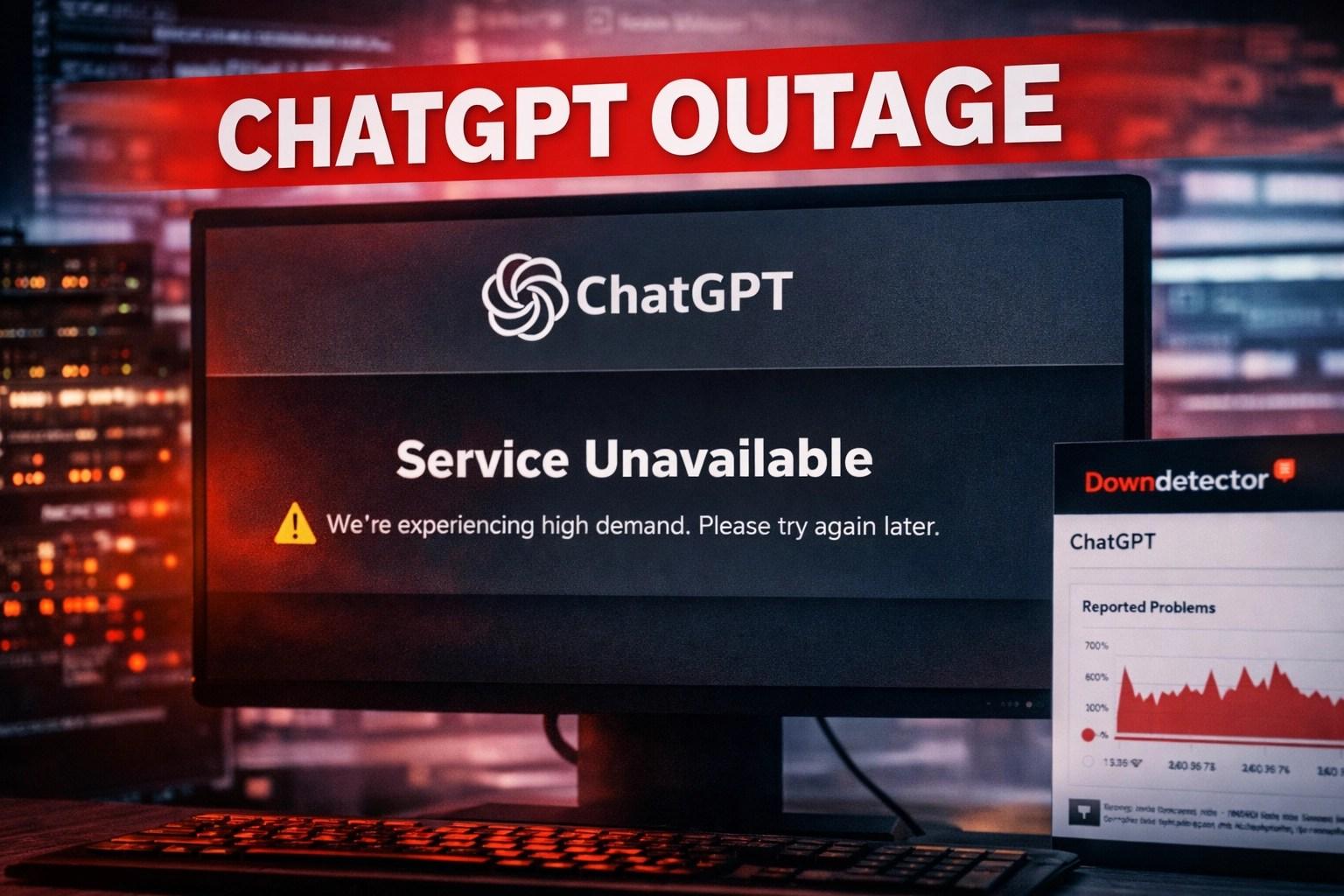 ChatGPT Down for Many Users as OpenAI Faces Major Outage