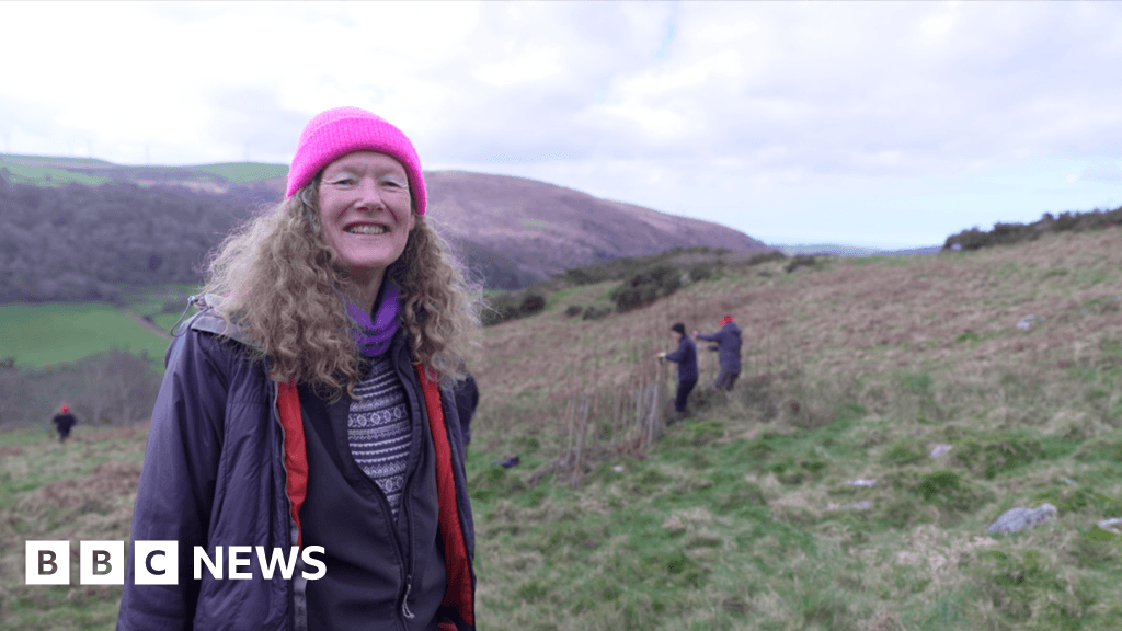 The villagers planting thousands of trees to try to save their homes from flooding