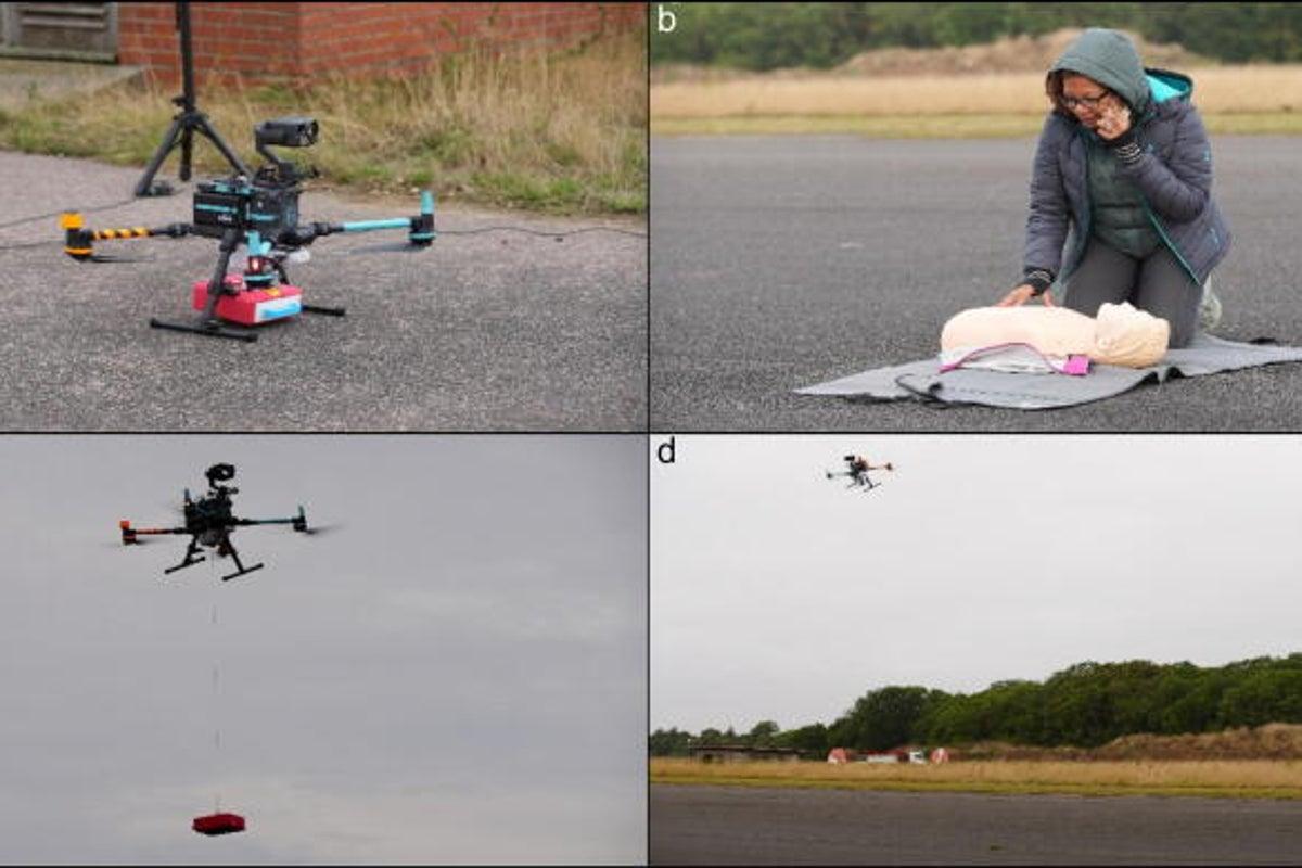 NHS could use drones to fly defibrillators to heart attack victims