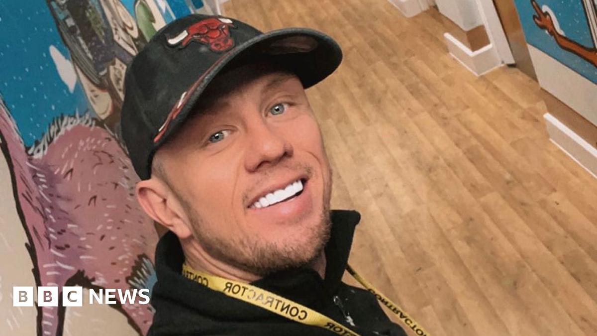 Dad who gave up art to support his family now paints joy across children’s hospital wards after going viral on Facebook.